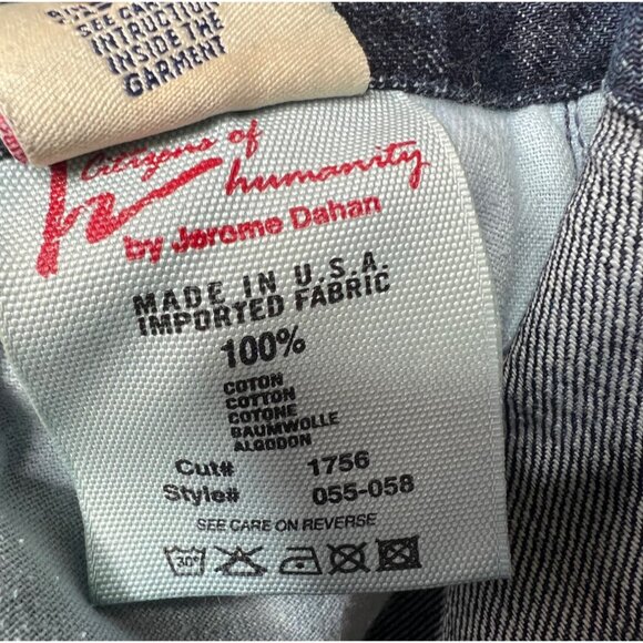 Citizens Of Humanity Jerome Dahan Low Rise Womens Denim Cropped Pants Size 27 - Picture 10 of 15